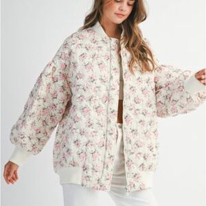 Mable Floral Bomber Jacket